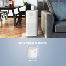 GermGuardian Filter O HEPA Pure Genuine Air Purifier Replacement Filter, Removes 99.97% of Pollutants, Wildfire Smoke, Odors, Mold Spores for Air Purifier AC3200, AC3250, AC5109, AP3250, FLT5100