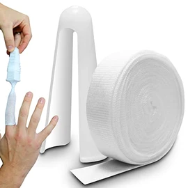 RE-GEN Tubular Gauze Finger Toe Digit Wound Bandage Dressing + Applicator 10m x 2.5cm | Size - 12 | Ideal for Bulky Fingers and Toes