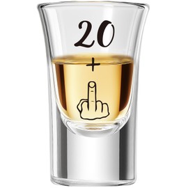 21st Birthday Gifts – Funny 21st Birthday Shot Glass for Her & Him, Unique Gift for Women and Men, Cheers to 21 Years, Fun and Memorable Gift, Party Supplies, Decorations, and Keepsakes