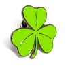 Mainly Metal Green Enamel Pin Badge Brooch Lucky Irish Shamrock