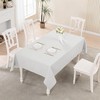 BALCONY & FALCON Rectangular Waterproof Tablecloth Linen Look Tablecloth Washable
