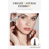 AOWVUTS Eyebrow Pencil, Microblading Eyebrow Pen with 4 Fork Tip