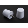 2 x Door Stoppers 27 mm White