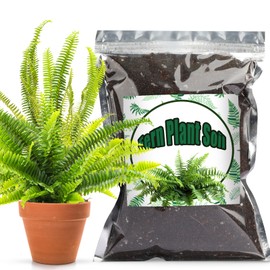 Doter Potting Soil Mix for Fern 2qt, Custom Hand Blended Mixture Suitable for Indoor/Outdoor Potted Fern Plant