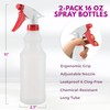 DilaBee Plastic Spray Bottle (2 Pack) - 16oz Empty Spray
