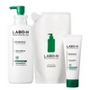 Amore Pacific LaboH Hair Loss Symptom Relief Shampoo Scalp Strengthening 400ml + Refill 400ml + Hair Loss Relief Shampoo 112ml / 라보에이치 탈모증상완화 샴푸 두피강화 400ml+리필 400ml + 탈모완화 샴푸 112ml