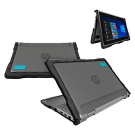Gumdrop DropTech Laptop Case Fits HP ProBook x360 11 G5/G6/G7 EE. Designed for K-12 Students, Teachers and Classrooms â Drop Tested, Rugged, Shockproof Bumpers for Reliable Device Protection â Black