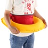 Adjustable Inflatable Life Jacket Belt With Reflective Tapes and Whistle