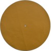 Genuine Leather Turntable Platter Mat - Yellow