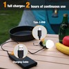 EverBrite Rechargeable Camping Light, 3 Modes with Clip Hook, Green