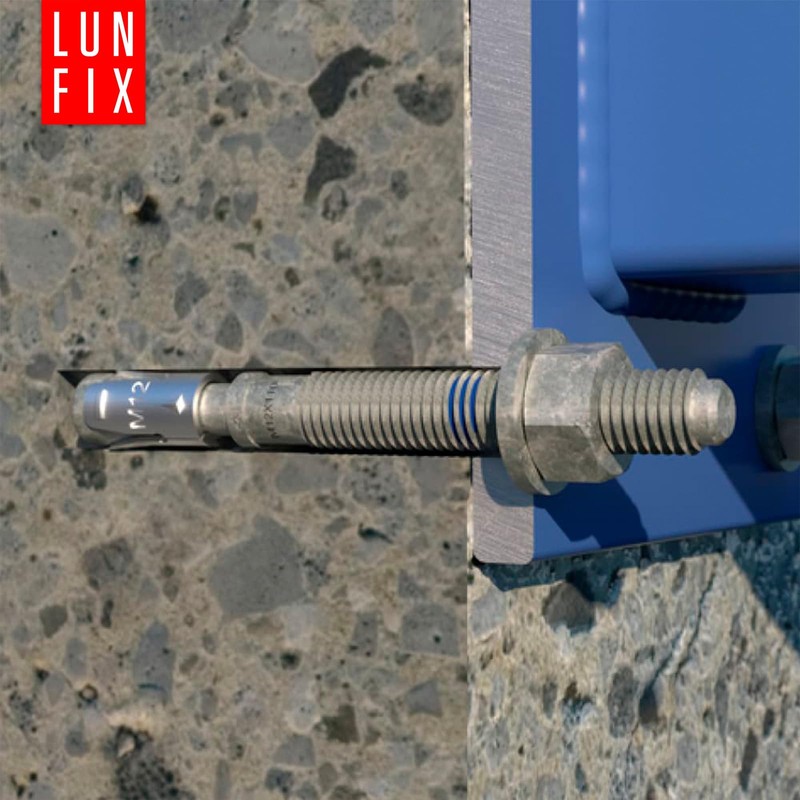 Bolt Anchor 16 x 120 mm Galvanised Steel Including Nut
