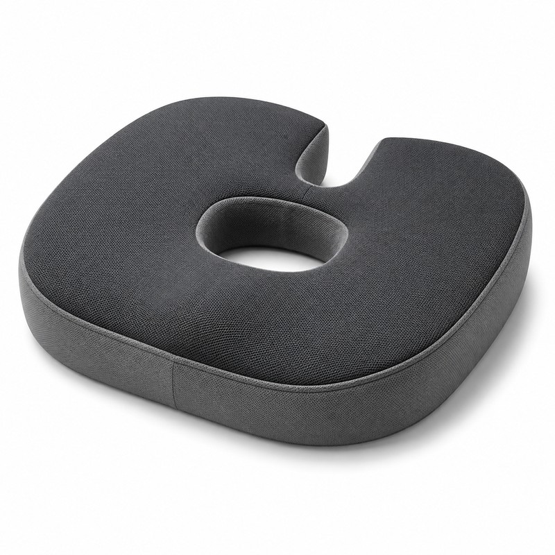 Donut Seat Cushion for Long Sitting – Pressure-Reducing Comfort Pillow