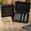 6-Piece Screw Extractor Set for Damaged Fasteners – HSS Double-Ended