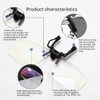 Riwissipa Reading Glasses Clip On and Flip Up Blue Light