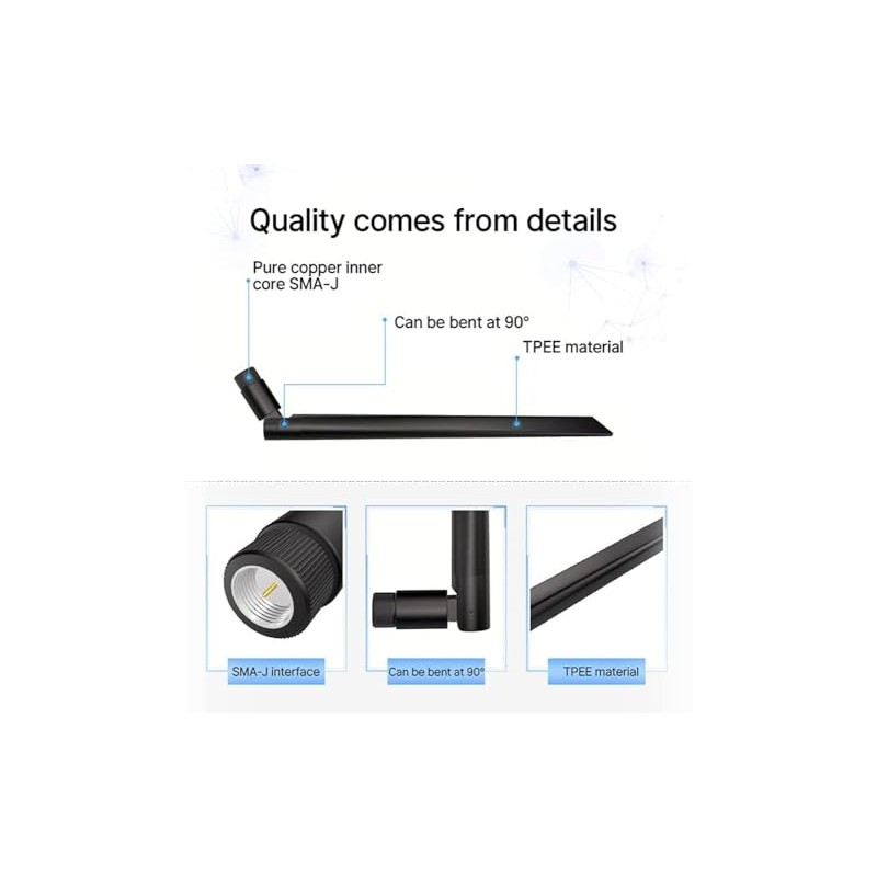 4dBm 433MHz Antenna, SMA Male Connector, Compatible with Meshtastic, LoRa,