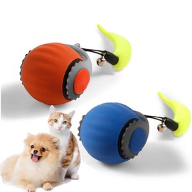ROUCITO Speedy Tail 2.0 - Interactive Cat Ball Toy, Speedy Tail 2.0 Cat Toy, Automatic Moving Ball Toy for Indoor Cat, Anti Depression Pet Toy