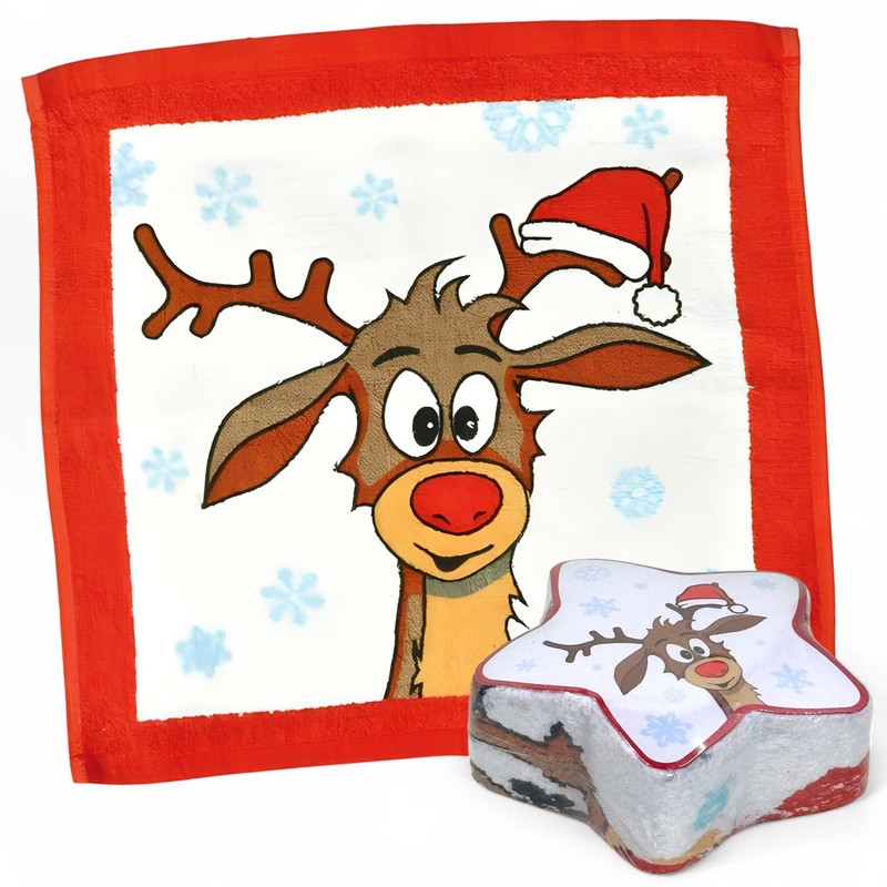 MIJOMA Set of 4 Magic Face Cloths Magic Towel Magic