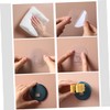NOLITOY 3pcs Wall Mounted Mop and Broom Holder Clips Slip
