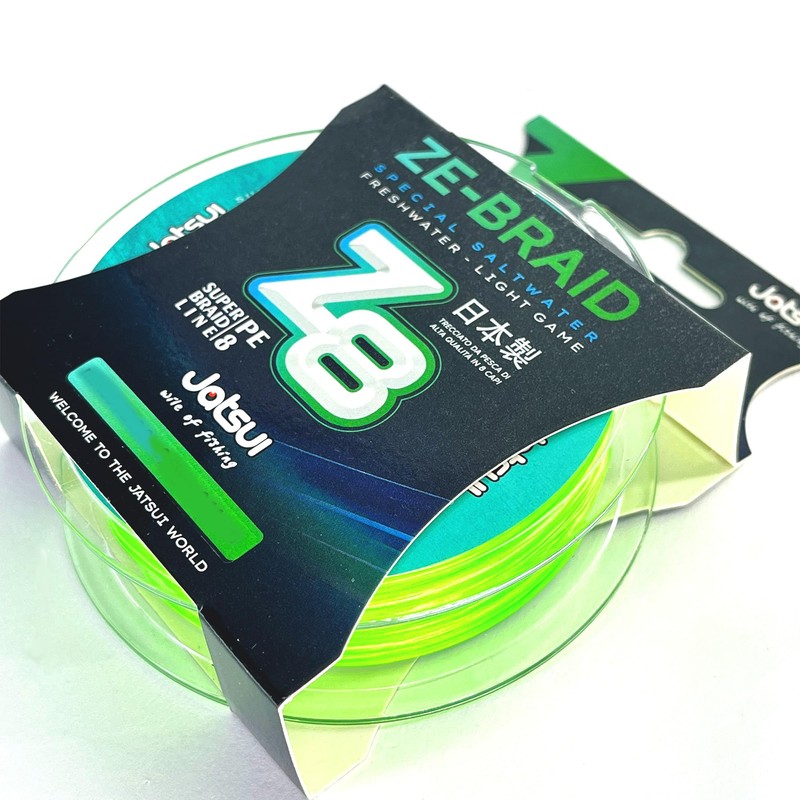 Jatsui ZE-BRAID Z8 GREEN Braided Wire (150 MT-0.10 (PE4))