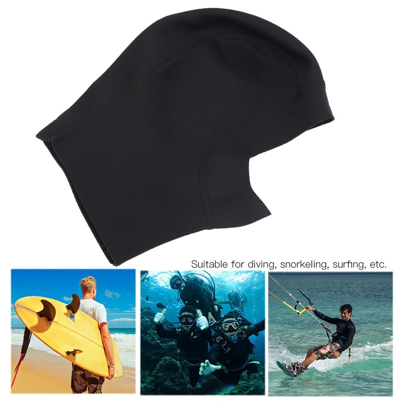 1mm Neoprene Unisex Diving Hat Sunscreen Protective Equipment for Snorkeling