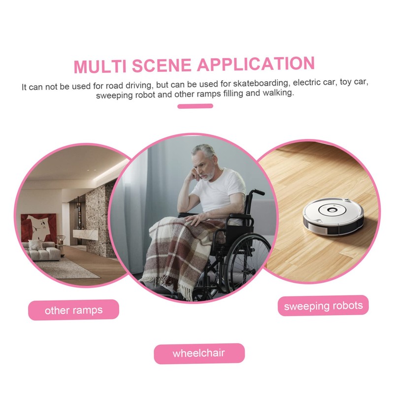 GLEAVI Robot Climbing Mat Portable Wheelchair Door Step Accessible Wheelchair