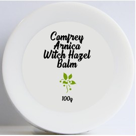 Comfrey, Arnica & Witch Hazel Balm | Natural Soothing Balm for Joints and Muscles | Eucalyptus, Calendula & Rosemary (100g)