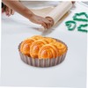 Mobestech 2pcs Non-Stick Quiche Pans Removable Bottom Tart Baking Trays