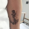 SanerLian Anchor Ship Temporary Tattoo Sticker Waterproof Fake Tatoo Men