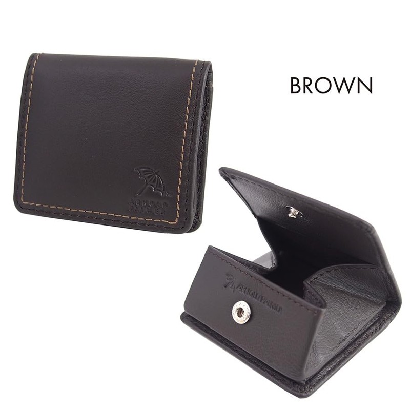 Arnold Palmer 4AP3654 Sheep Leather Double Stitched Series Coin Purse,