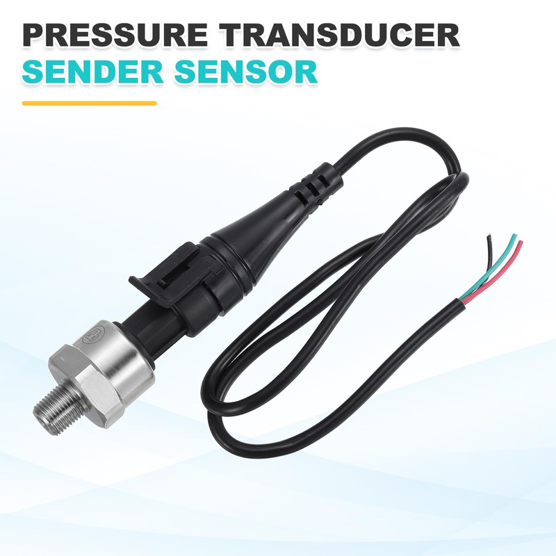 MECCANIXITY Pressure Transducer Sender Sensor with Connector, 1/8" NPT 100
