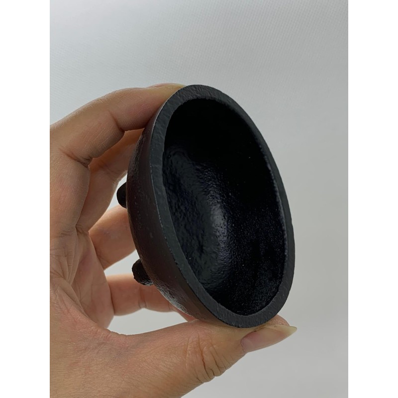 Oval Cast Iron Cauldron, Witches Cauldron, Great for Use with