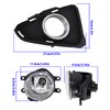 waltyotur Pair Driving Fog Lamps Assembly Replacement for RAV4 2016