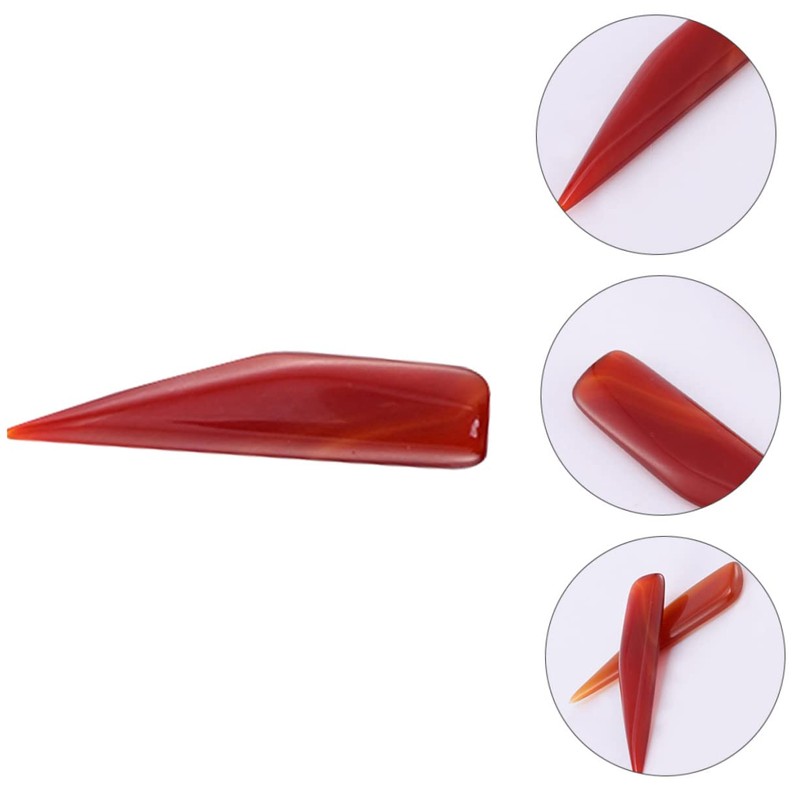 DOITOOL 3Pcs Agate Burnisher Professional Gold Silver Jewelry Polisher Essential