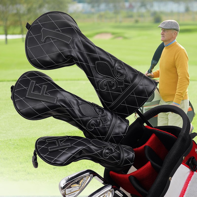 Golf Club Head covers Hybrid Utility Rescue with Interchangeable Number