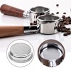 Zreneyfex 2 Pack 51 mm Single and Double Espresso Filter