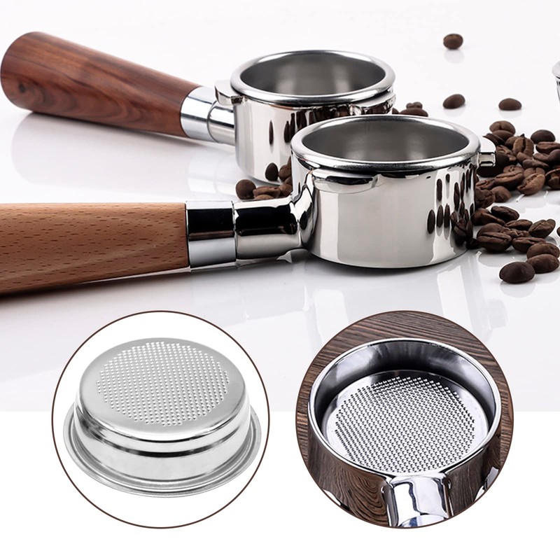 Zreneyfex 2 Pack 51 mm Single and Double Espresso Filter