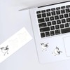 Azeeda 4 x 'Wren' White Premium Vinyl Decal Stickers –
