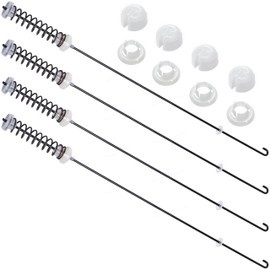 BlueStars UPGRADED W10780045 Washer Suspension Rod Replacement Kit - Compatible with Kenmore Whirlpool Washers - Replaces AP5971396 W10537442, PACK OF 4
