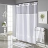 Hookless It's A Snap! Escape Shower Curtain, 3-in-1 Shower Curtain