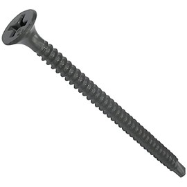 AERZETIX - C48413 - Set of 100 self-drilling screws - for plasterboard Ø3.5x55mm - countersunk head/trumpet - cross recess - DIN 18182 - made of blackened steel