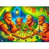 Bigfoot Family Game Night Funny Bigfoot Jigsaw Puzzle for Women