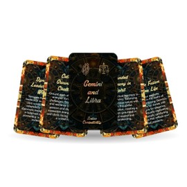Ibiza Tarot Gemini and Libra - Zodiac Compatibility - Divination Tools - Oracle Cards - Star Sign Compatibility - Horoscope Compatibility Cards
