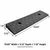 Plastic Kerb & Threshold Ramp – 1.18-Inch Rise, Textured Surface,
