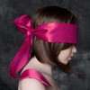 INNEDYOUMM Soft Satin Eye Mask Blindfold Adjustable Eye Shade Travel