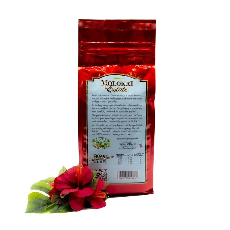 Molokai Estate 100% Moloka'i Coffee - Midnight Roast Whole Bean