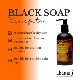 Liquid African Black Soap (Unscented)