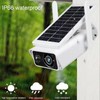 Outdoor Wireless Solar Security Camera with WiFi, Solar Panel, Night