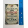 Titanic Launch Ticket, Boarding Pass, Postcard, and Envelope - White