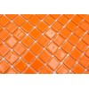 MOS220-P25820 Swimming Pool Mosaic Glass Mosaic Orange Glossy Wall Floor