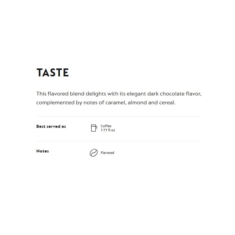 Rich Chocolate Coffee, 10 Count (Pack of 1) Coffee Capsules_BND